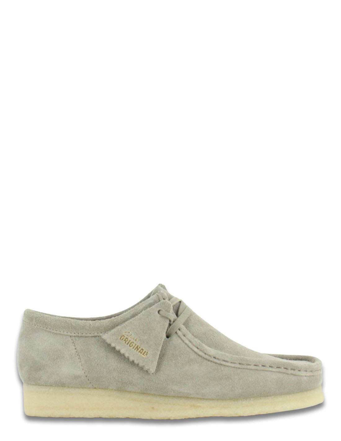 clarks Derbies Homme Wallabee Pale Grey Sde