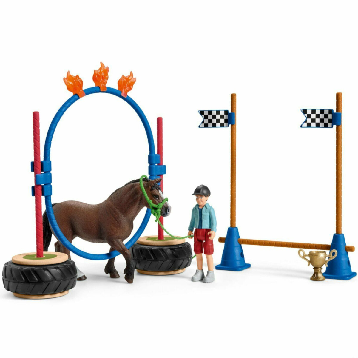 Schleich Schleich Farm World Pony Agility Rennen