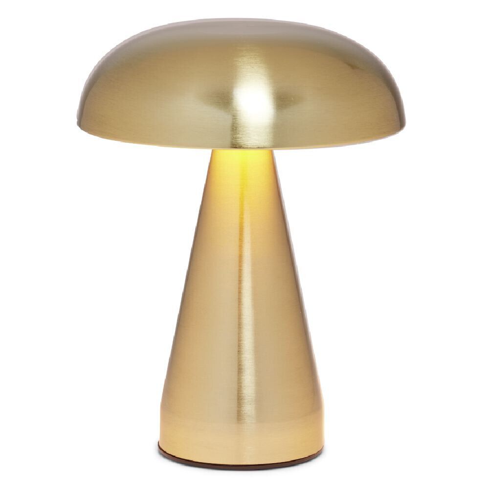 Lampe Suzie tactile métal et plastique doré 3 teintes Ø15,5x20,5cm