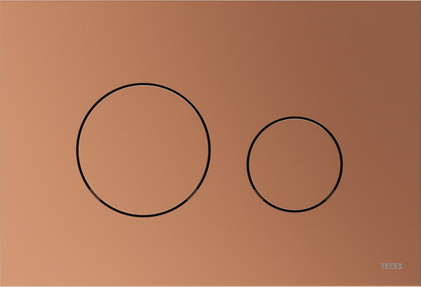 TECE Loop drukplaat metallic koper