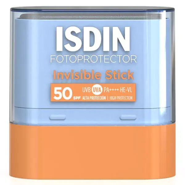 Protetor solar em bastão invisível Isdin FotoProtector para áreas sensíveis FPS 50 10g