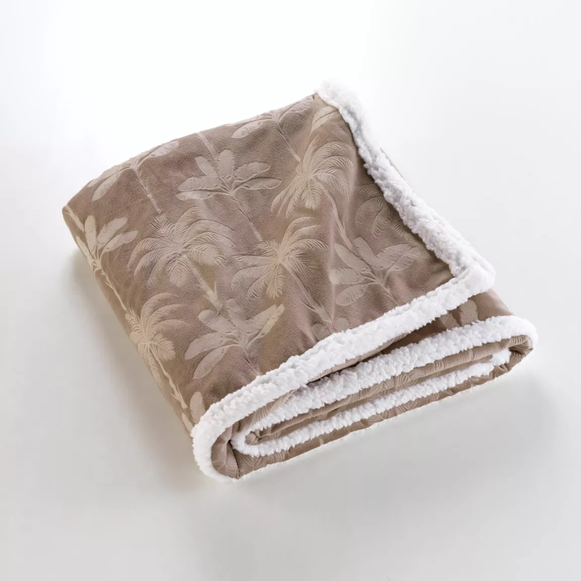 Plaid doux (125 x 150 cm) Palmys Marron