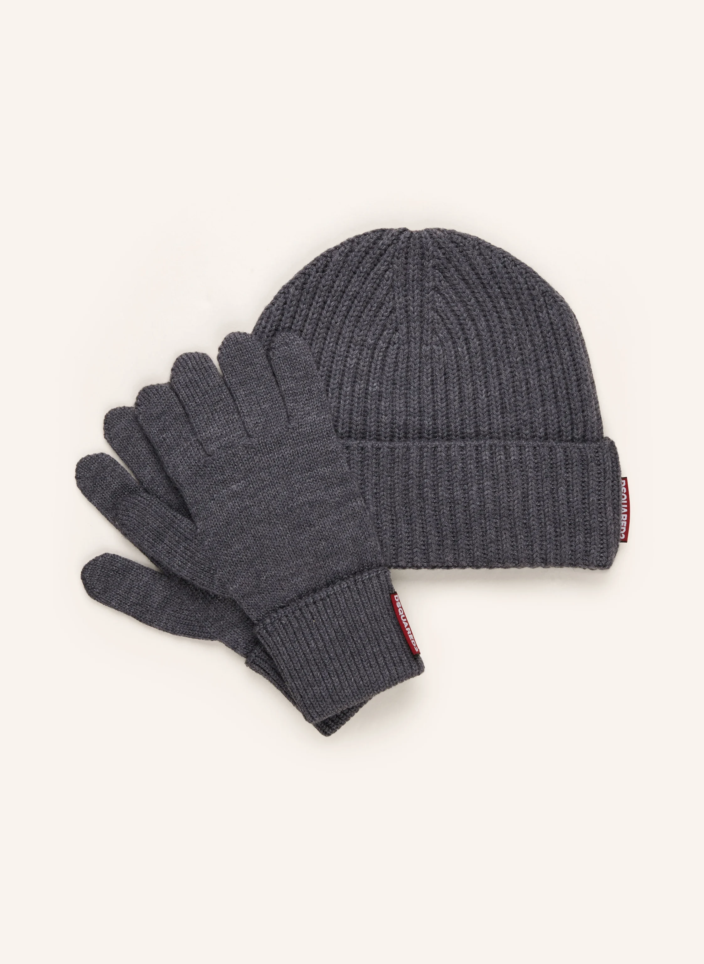 DSQUARED2 Set: Mütze und Handschuhe