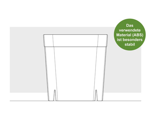 FlexiFlora Plantenpotset, 16-delig, modulair plantsysteem, plug-in systeem, 14,5 x 14,5 x 15 cm, zwart kunststof, inclusief bewateringssysteem