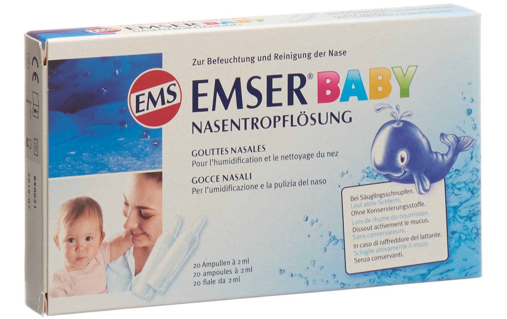 Nasentropfen Baby 20 AmpullenNasentropfen für Babys