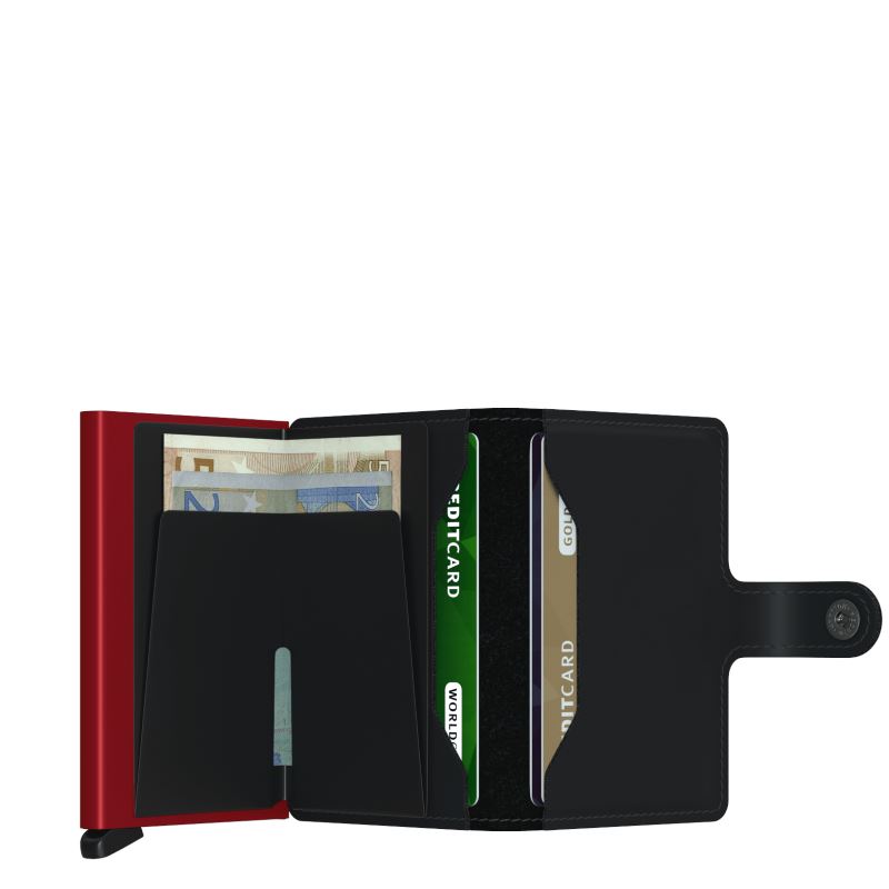 Secrid Mini Wallet Matte Black & Red