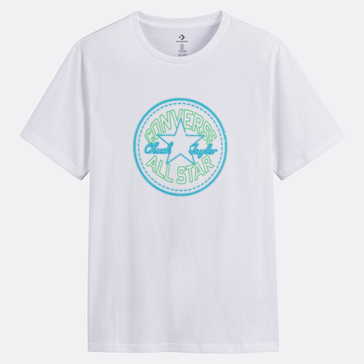 CONVERSE<br>Camiseta de manga curta com logo grande