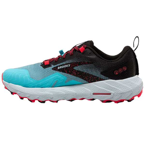 Chaussure trail BROOKS CASCADIA 17 W BLUEFISH/BLACK/DIVA PINK