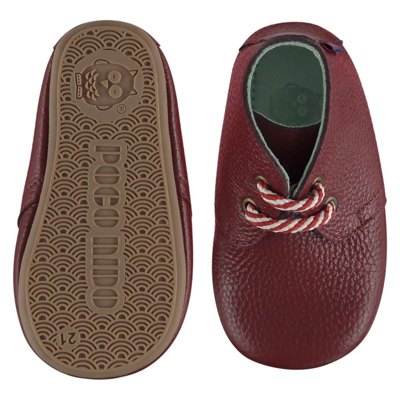 Poco Nido Poconido Chaussures Mighty Lacets Bordeaux