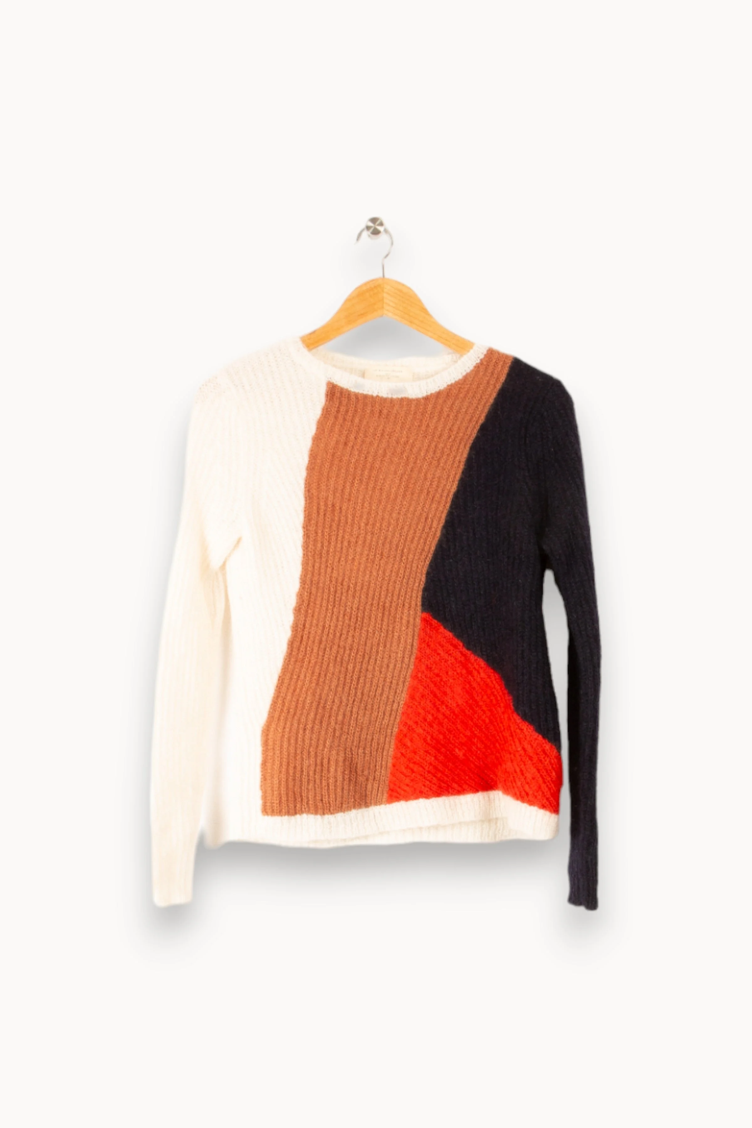 Pull blanc et bleu | Multicolore