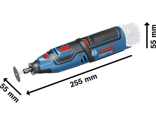 Bosch Professional GRO 12V-35 accu-rotatiegereedschap, zonder accu en lader