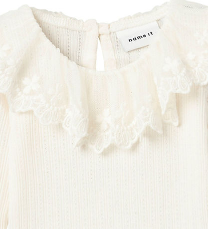 Name It Body l/æ - Rib - NbfNofie - Jet Stream m. Blonde