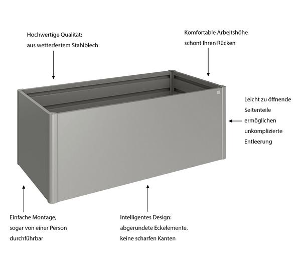 Biohort Metall-HochBeet 2x1, ca.
