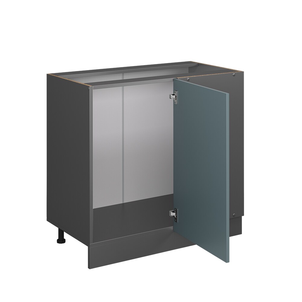 Vicco Eckunterschrank Küchenschrank R-Line Solid Anthrazit Blau Grau 86 cm modern