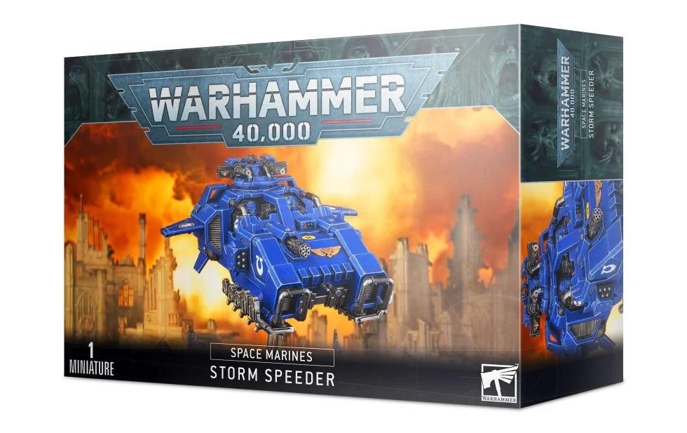 Flugzeug Warhammer 40.000 Space Marines Storm SpeederWarhammer 40K Bausatz