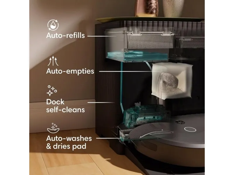iRobot Roomba Combo 10 Max Robotstøvsuger med gulvvask