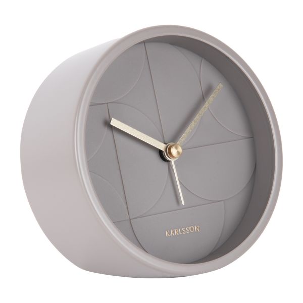 Karlsson Echelon Circular Wekker - Donker Blauw