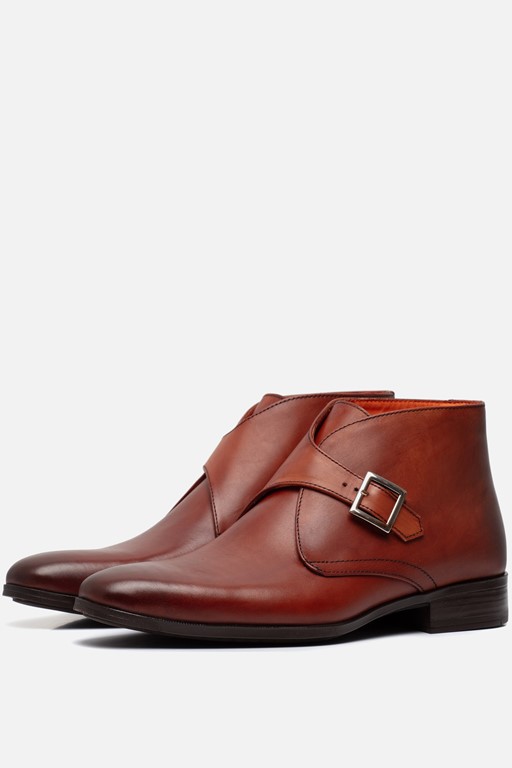 RF X Ziengs Stockholm Gespschoenen cognac