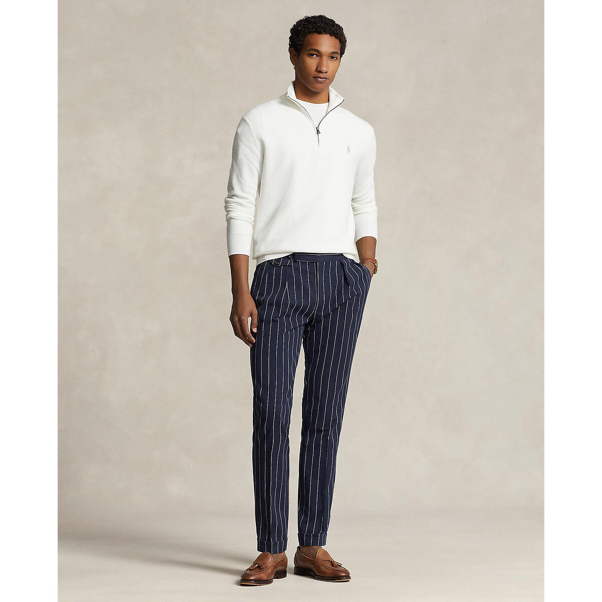 POLO RALPH LAUREN<br>Suéter com gola de marinheiro