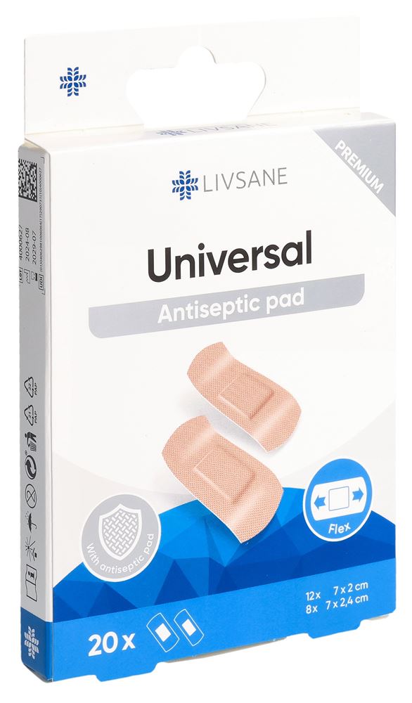 LIVSANE Premium Universal Pflaster Strips Pfl 20 Stk