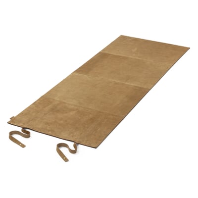 Gymnastikmatte Rindveloursleder