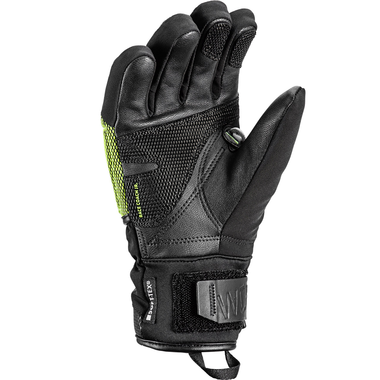 Leki Junior Handschuh WCR COACH 3D black/ice lemon | Leki | L | Brands | XSPO-Fashion