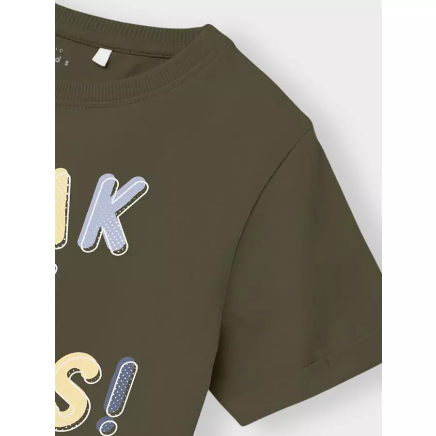 name it T-Shirt Nmmvux Olive Night