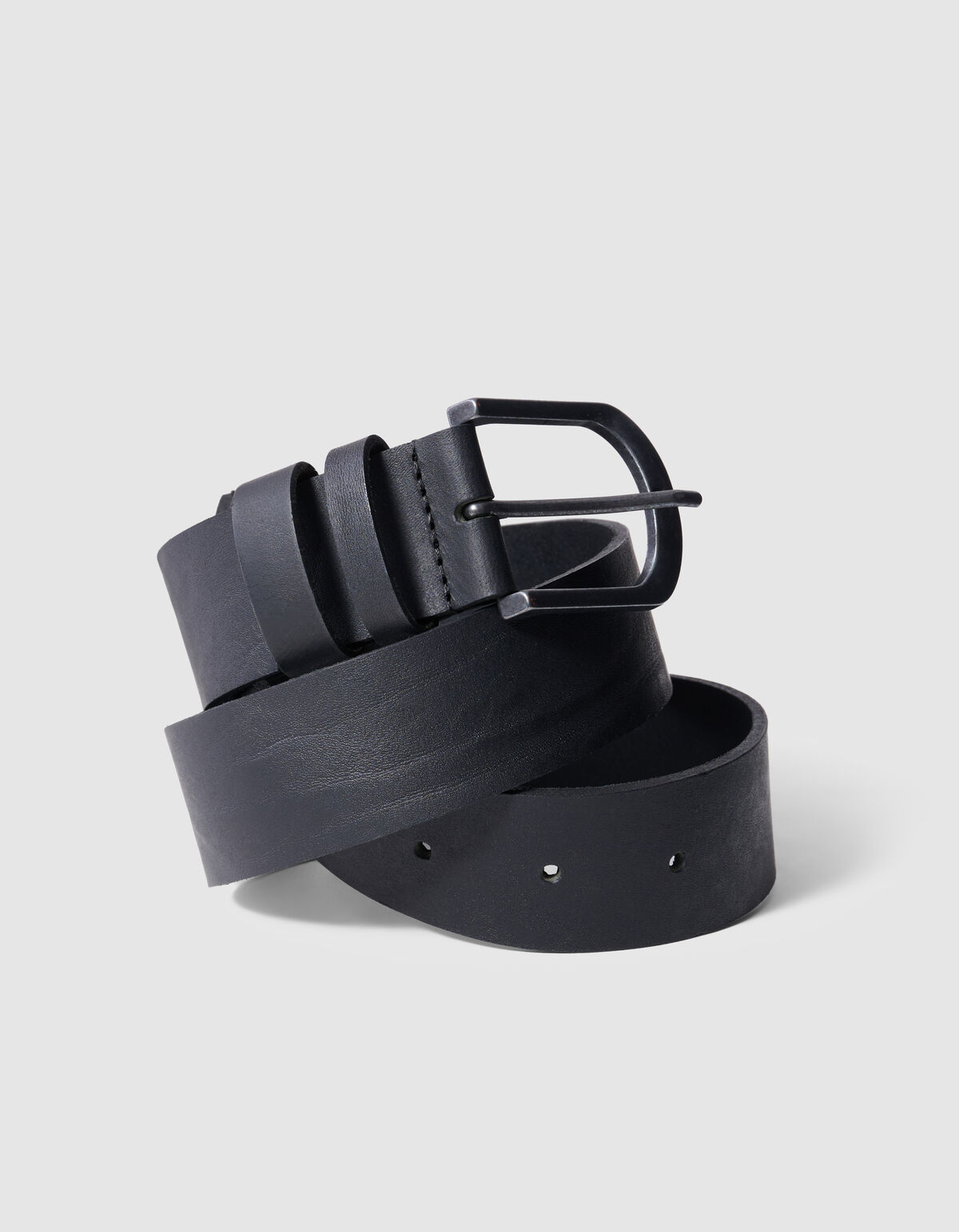 Leren Riem Zwart