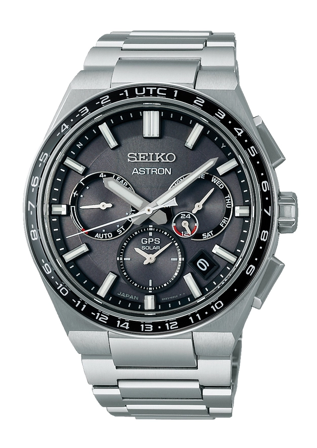 Seiko Astron GPS Solar Herrenuhr Schwarz SSH111J1