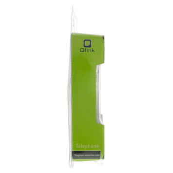 Q-Link telefoon aansluitsnoer modulair 2RJ11 plug 10 meter wit