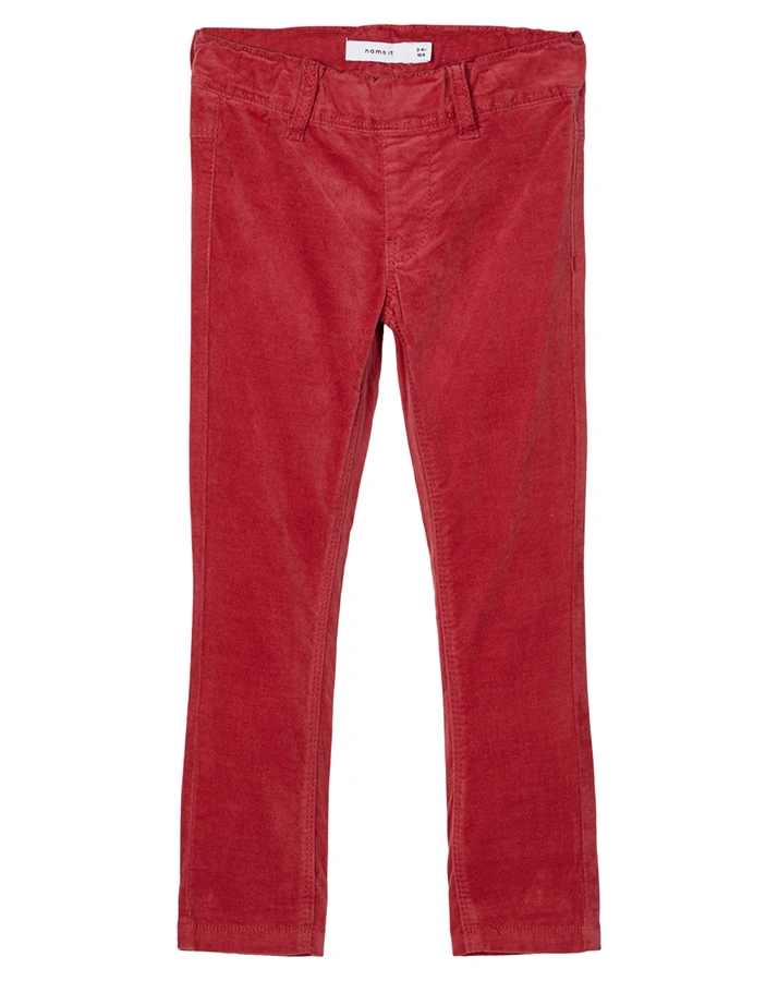 Leggings NMFPOLLY TWIATOLIVS in rot