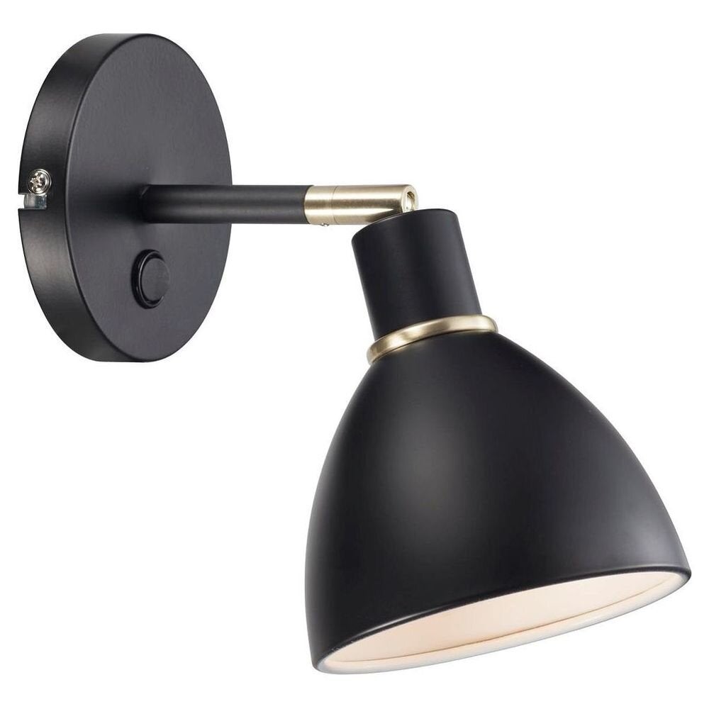 Ray wandlamp, zwart, E14