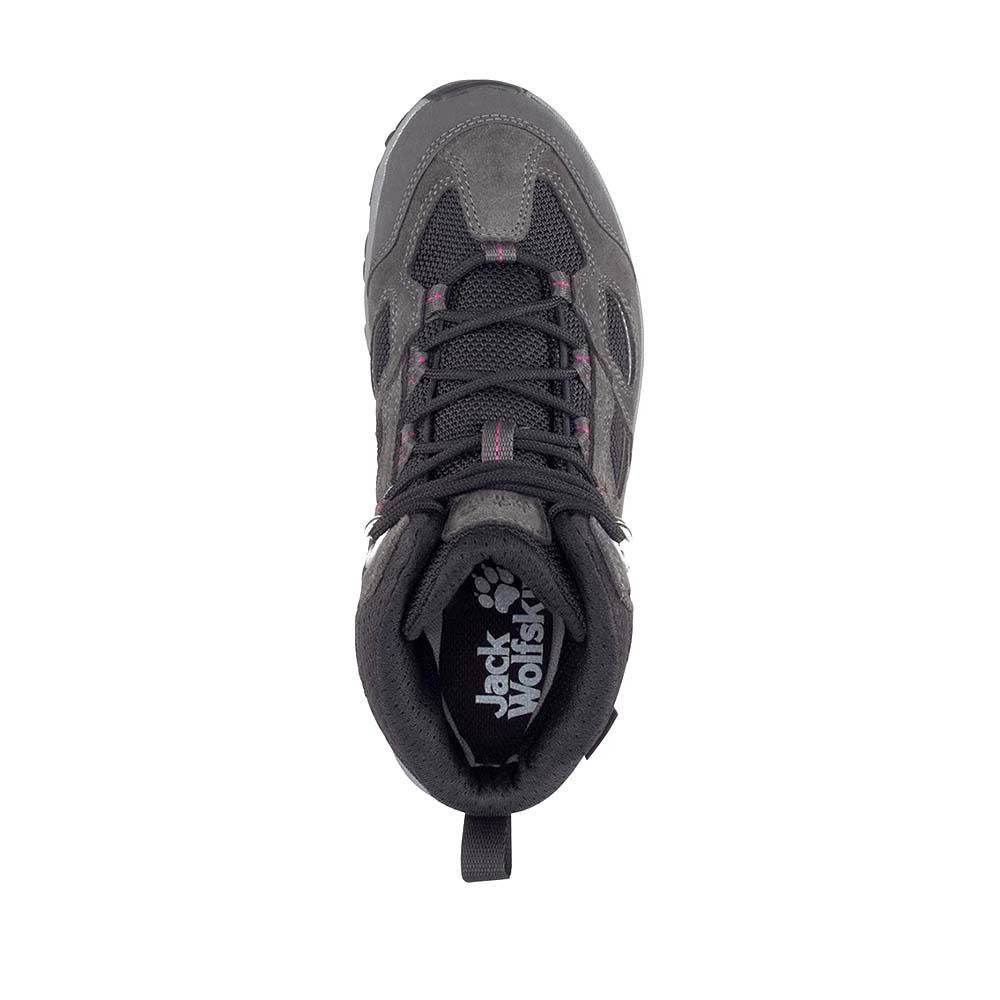 Jack Wolfskin VOJO 3 TEXAPORE MID - Chaussures de randonné Femme dark steel/purple