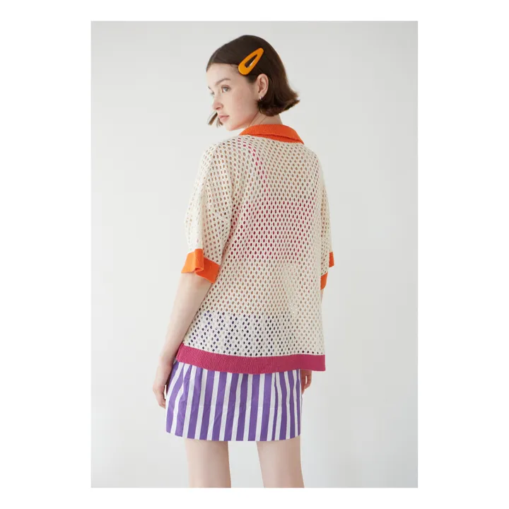 Dr Bloom Polo Maille Havana | Ecru