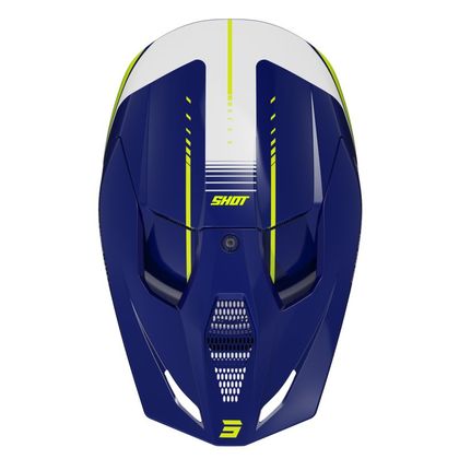 Casque cross Shot FURIOUS - PEAK 2023 - Bleu / Jaune