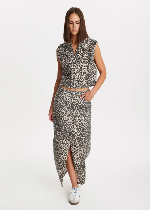 Leopard gilet assorti (ASSOR)