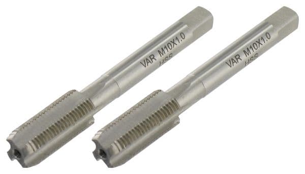 Jeu de 2 Tarauds VAR 10x100 mm pour Patte de Dérailleur