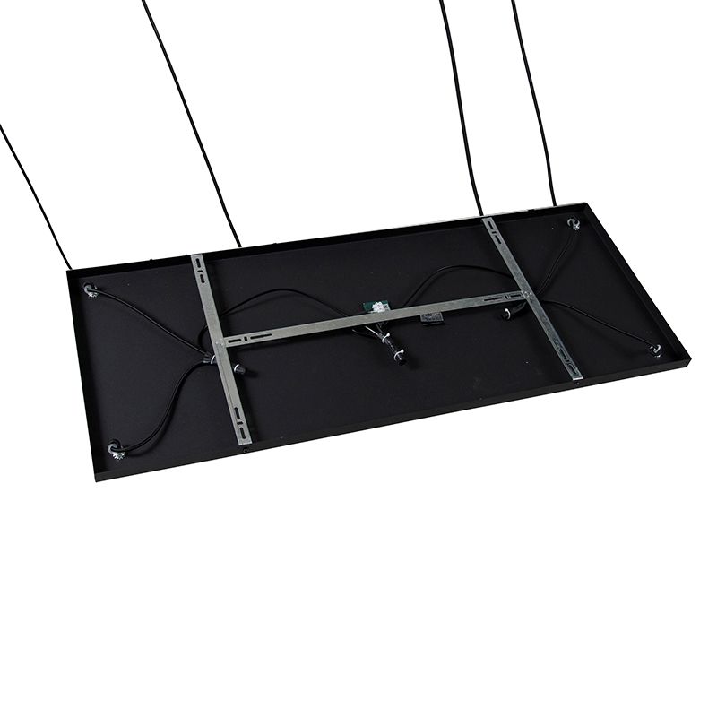 Art deco hanglamp zwart met smoke glas 5-lichts - Wallace