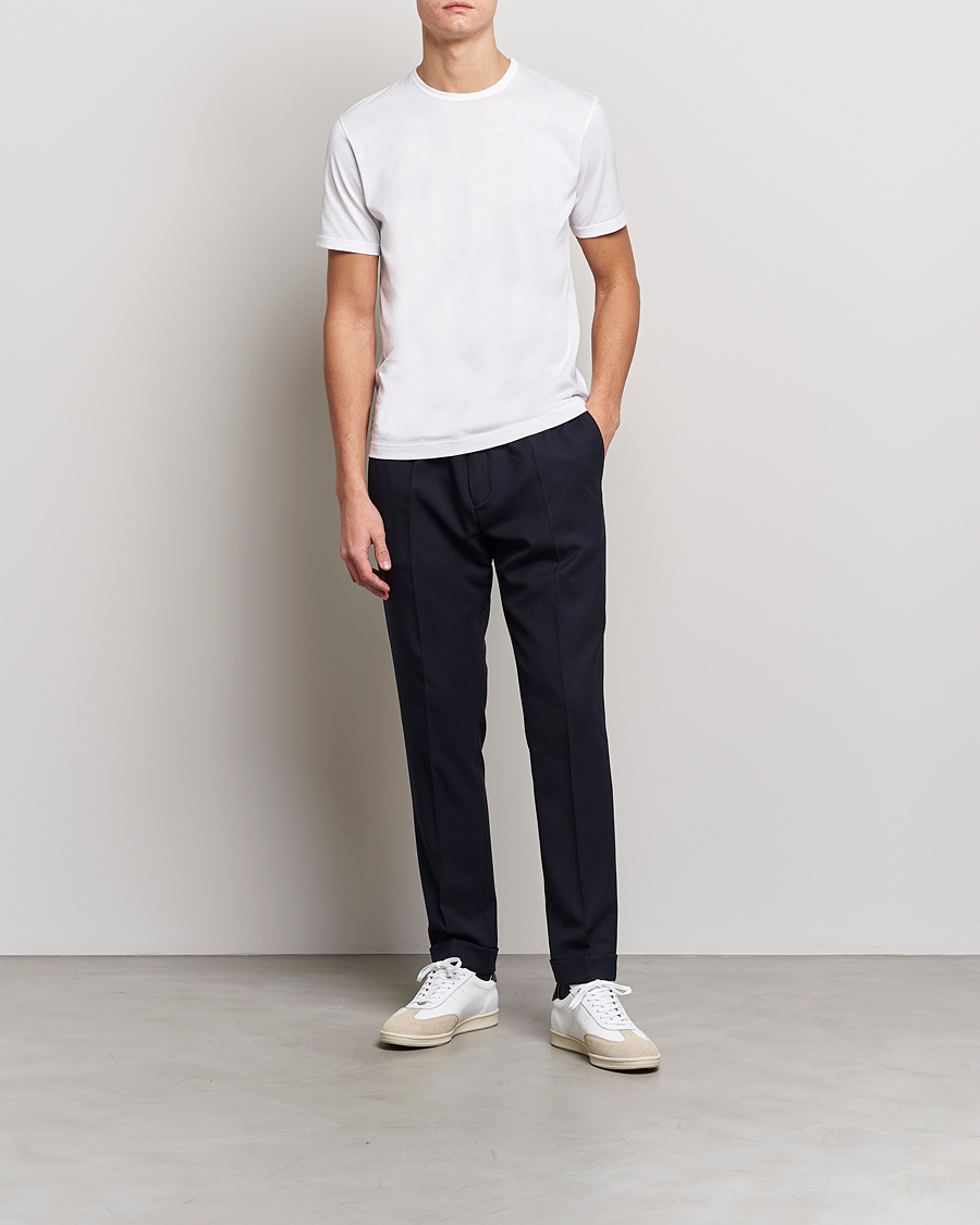 Sunspel 2-Pack Crew Neck Q82 Cotton T-Shirt White
