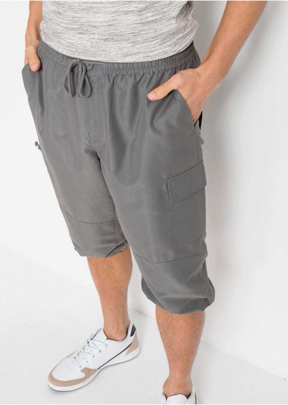 Pantalon 3/4 microfibre confort pour le ventre