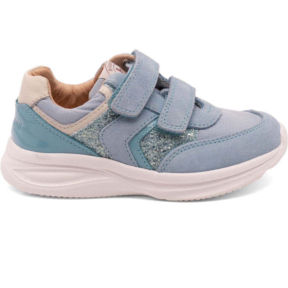 Køb Bisgaard Sky Glitter Yuki Glitter Velcro Sko