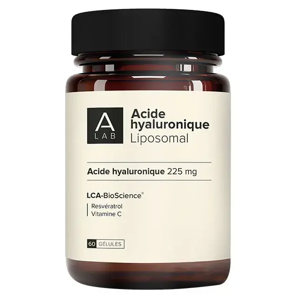 A-Lab Acide Hyaluronique Liposomal 225mg - Anti-Rides, Elasticité, Fermeté de la Peau - 60 gélules