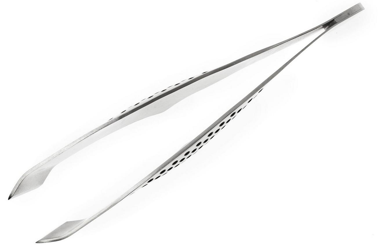 Global GS29 gebogen visgratenpincet 15 cm
