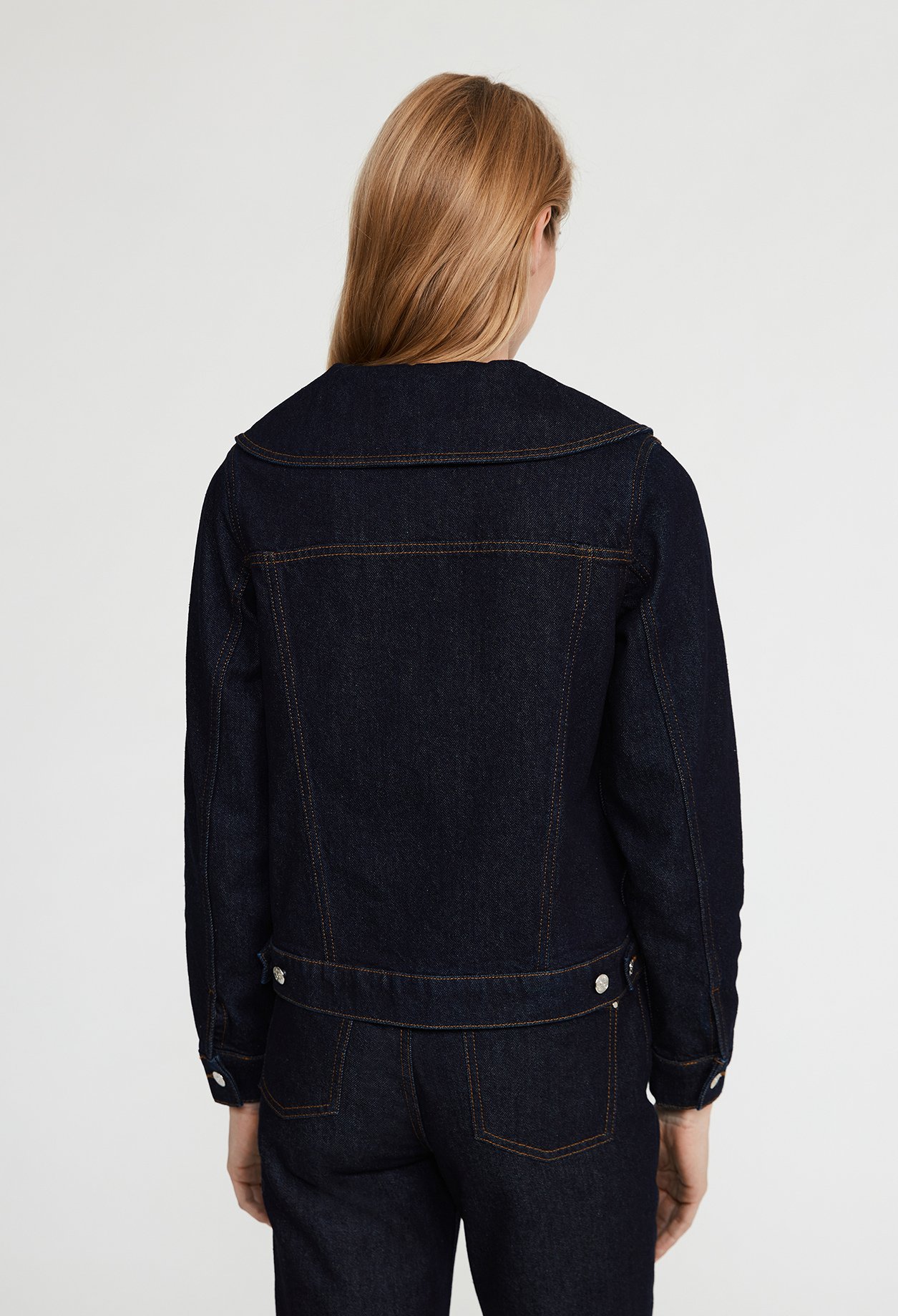 Veste denim brut