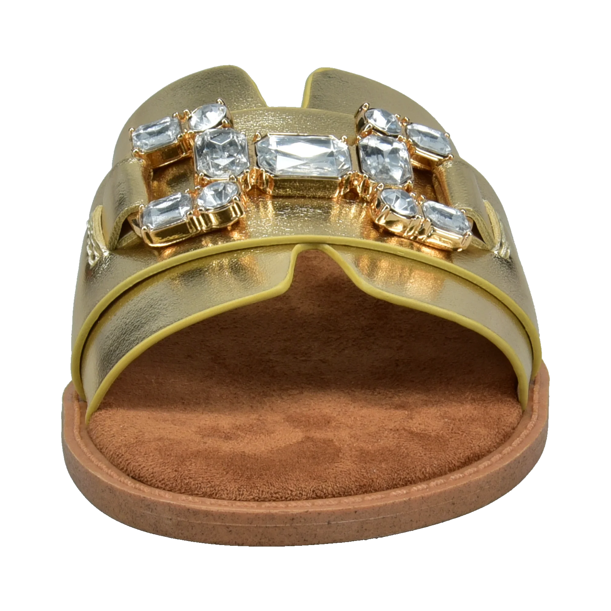 Pantoletten gold