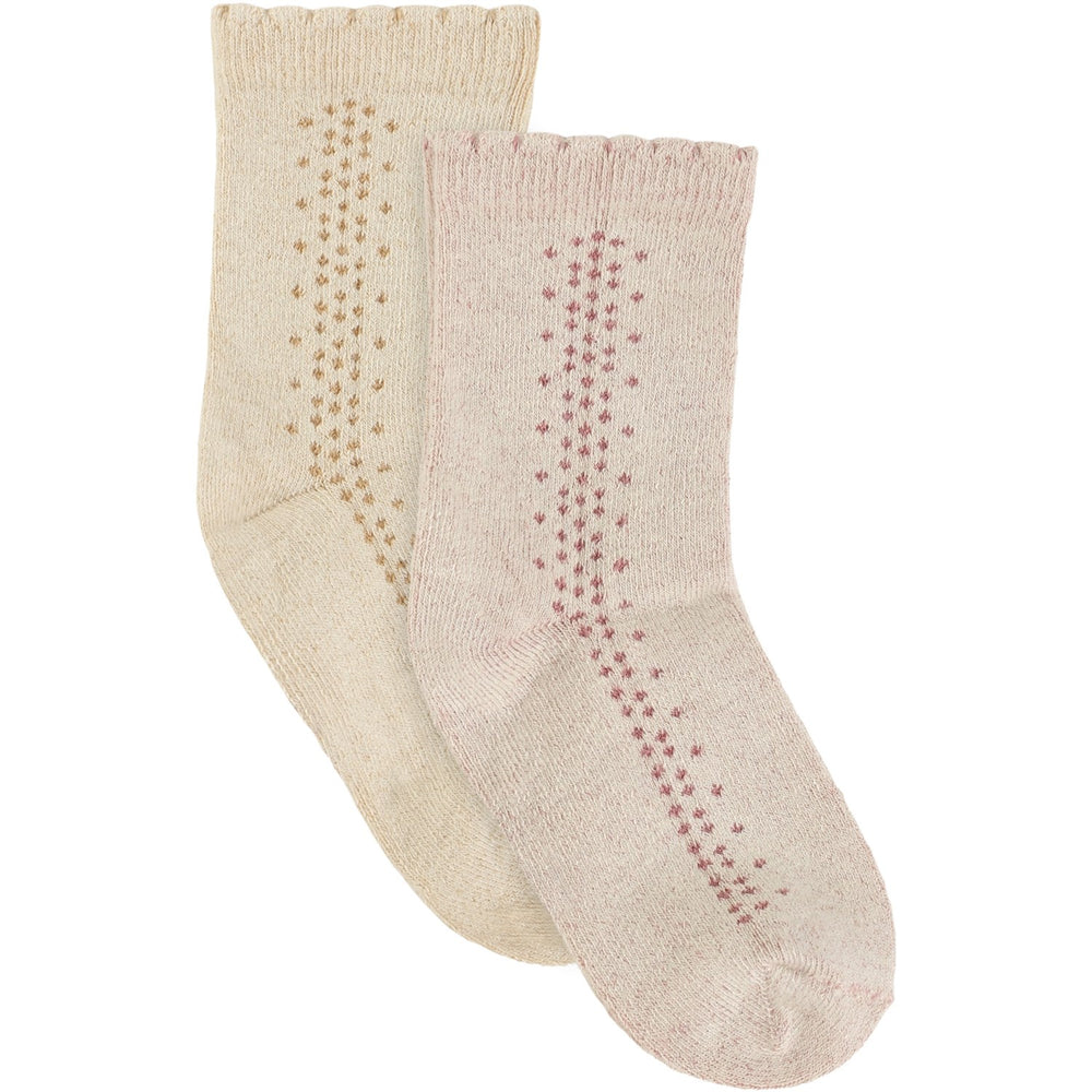 Køb Minymo Burnished Lilac Ankle Strømpe Solid 2-Pak