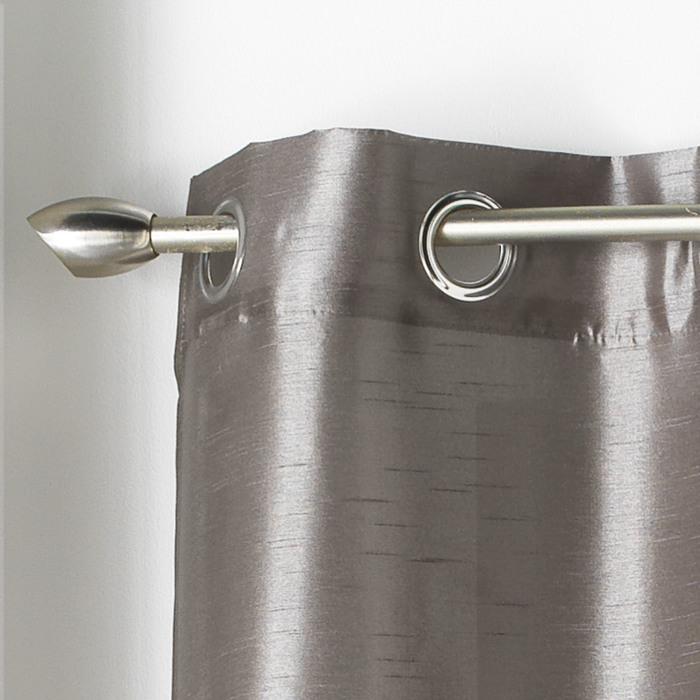 RIDEAU A OEILLETS 140X240CM SHANA NOISETTE