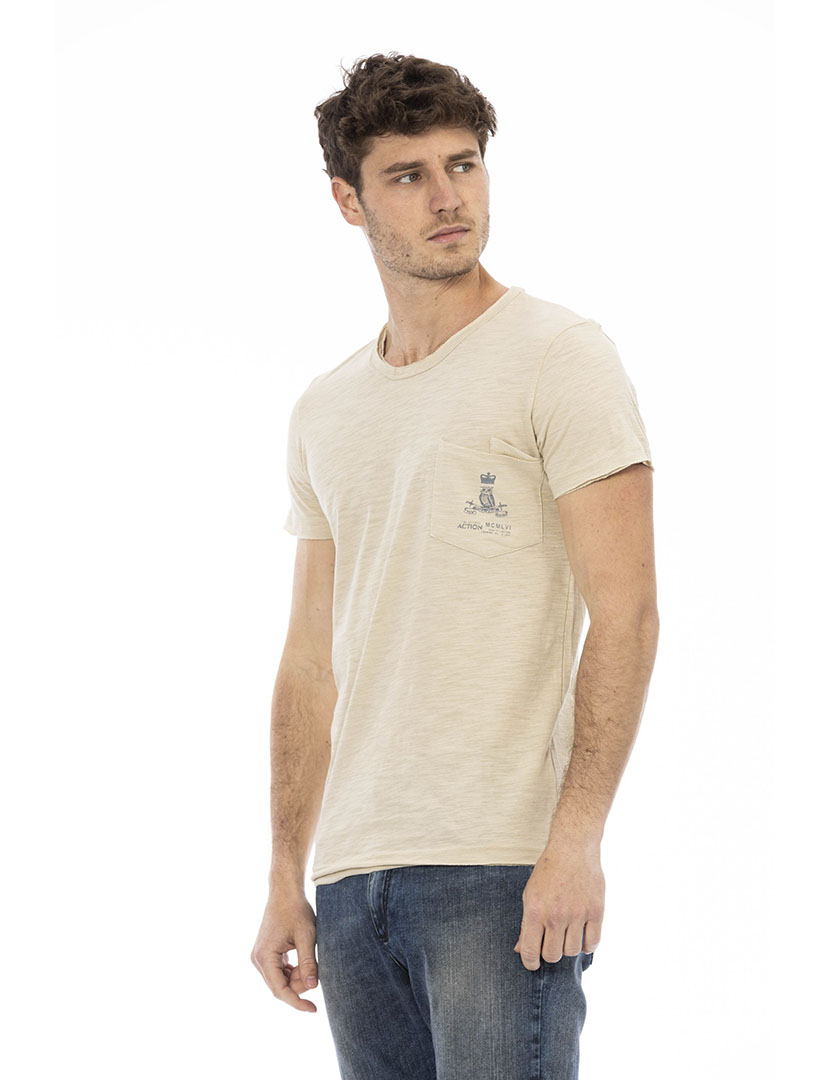 Beige T-Shirt Men