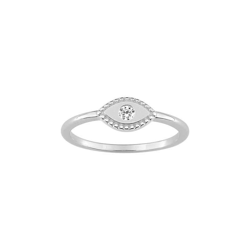 Bague Femme - Oxyde de zirconium - Or 9 Carats