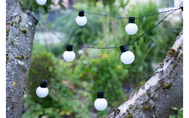 Berger Balls Solar Lichterkette 20 LED Kugeln (Länge 7 m)